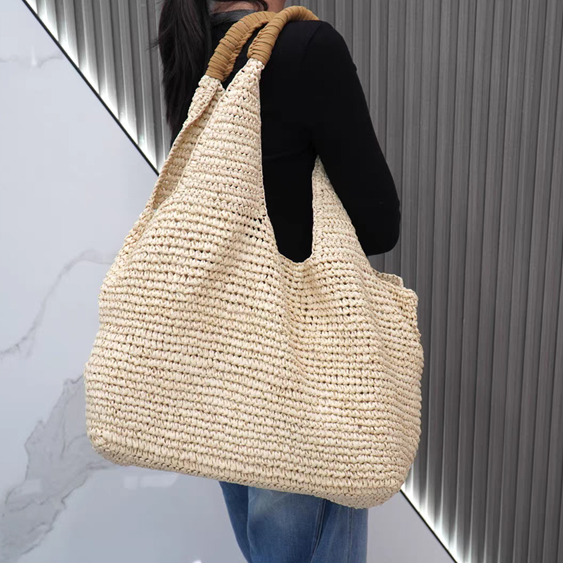 Women Large Capacity Handmade  - Women'S Raffia Bags recension och pris