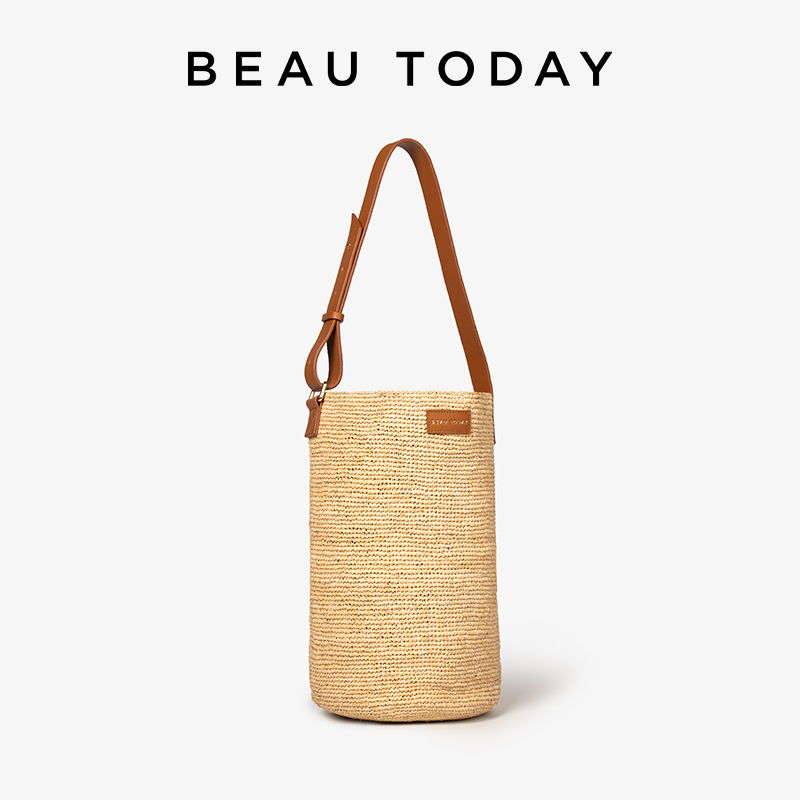 BEAUTODAY Bucket Bags Women Ra - Women'S Raffia Bags recension och pris